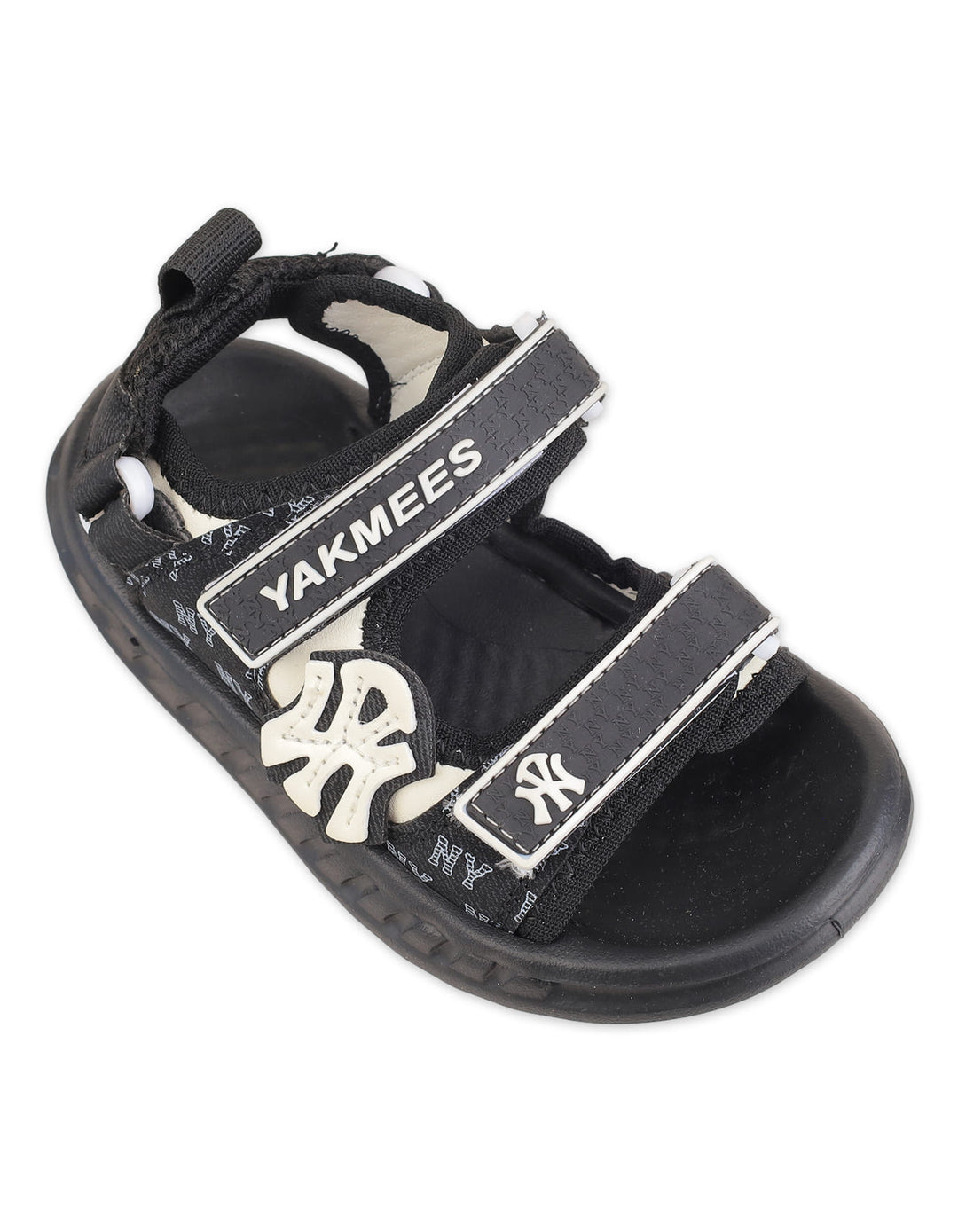 Young Boys Sporty Sandals Black and White at Zubaidas Official Pakistan