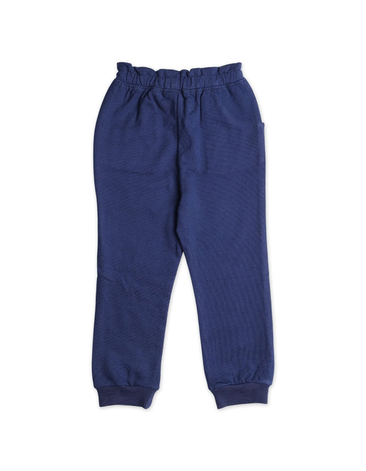 Young Girls Casual Trousers Bambies Front Bow Navy Blue at Zubaidas Official