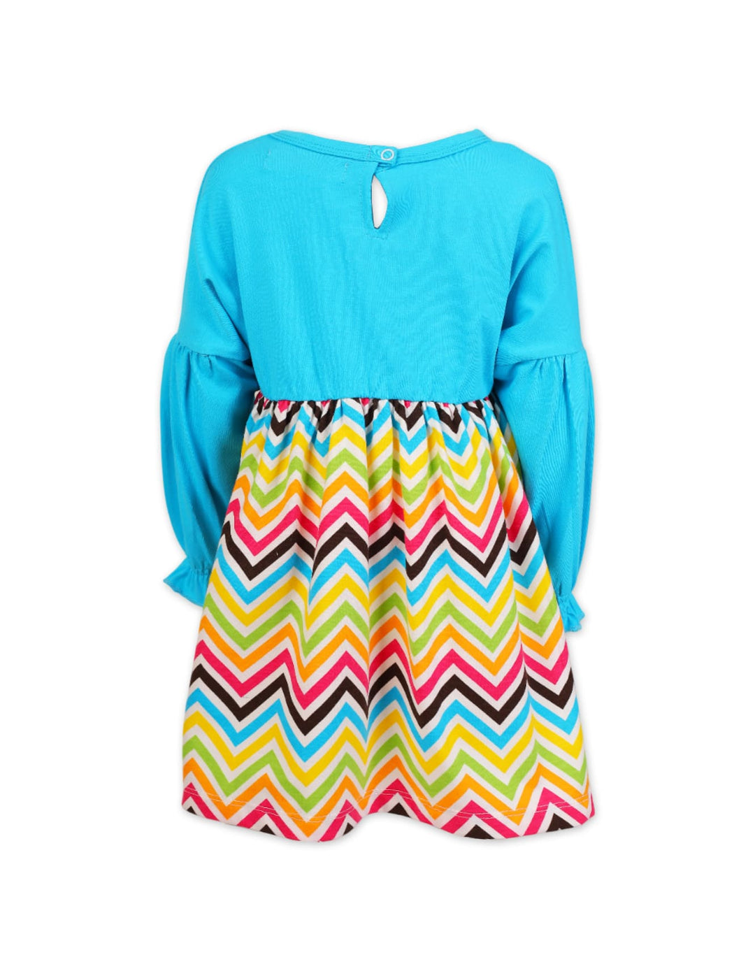 Young Girls Winter Apparels Bambies Cyan and Multicolor at Zubaidas Official Pakistan