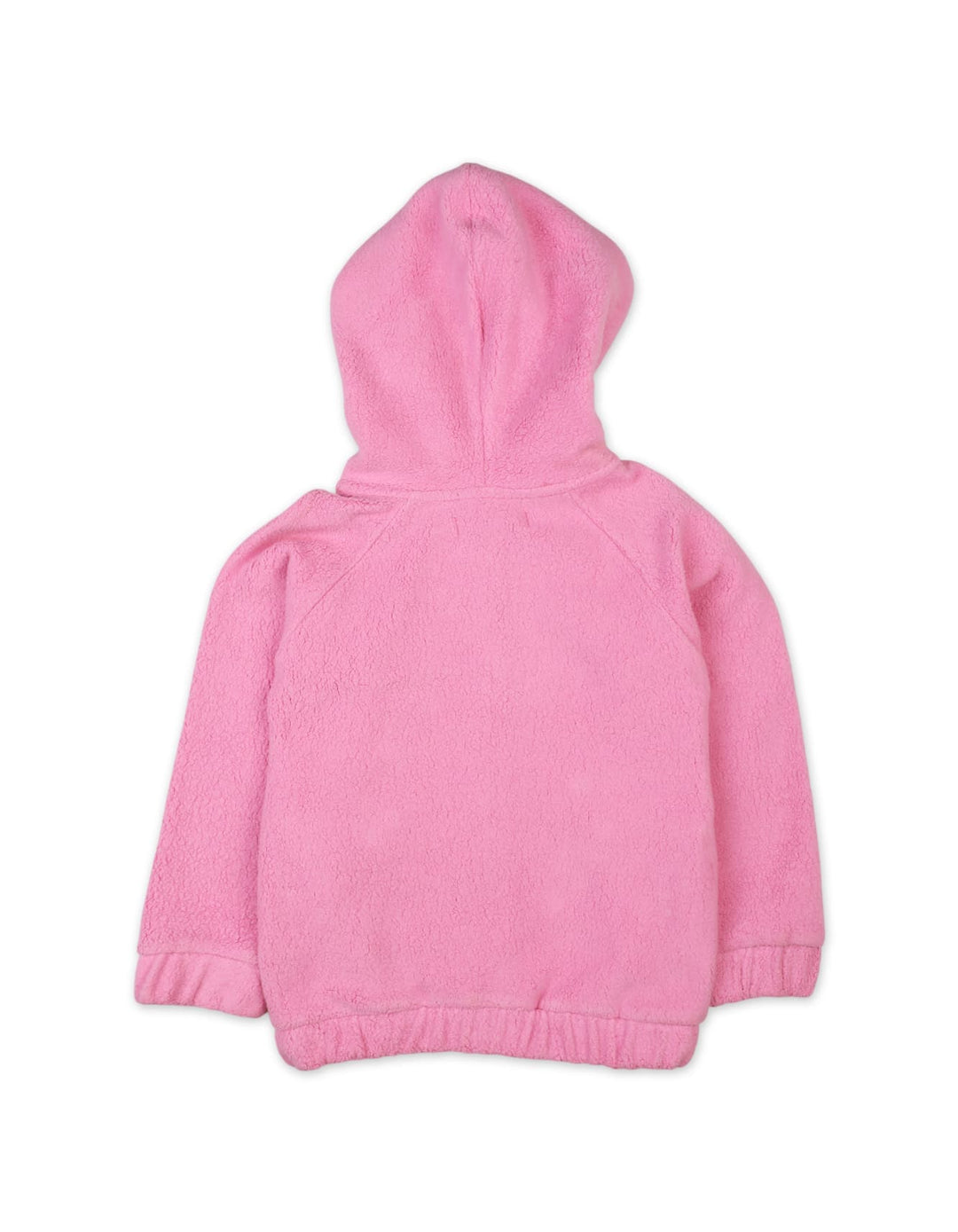 Young Girls Winter Zipper Jackets Bambies Hooded Shocking Pink at Zubaidas Official